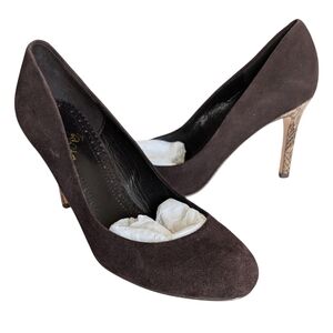 Brooks Brothers Brown Suede Pumps Size 7